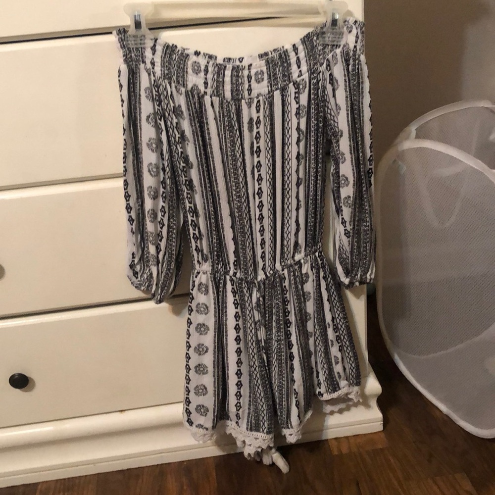 Off the shoulder romper